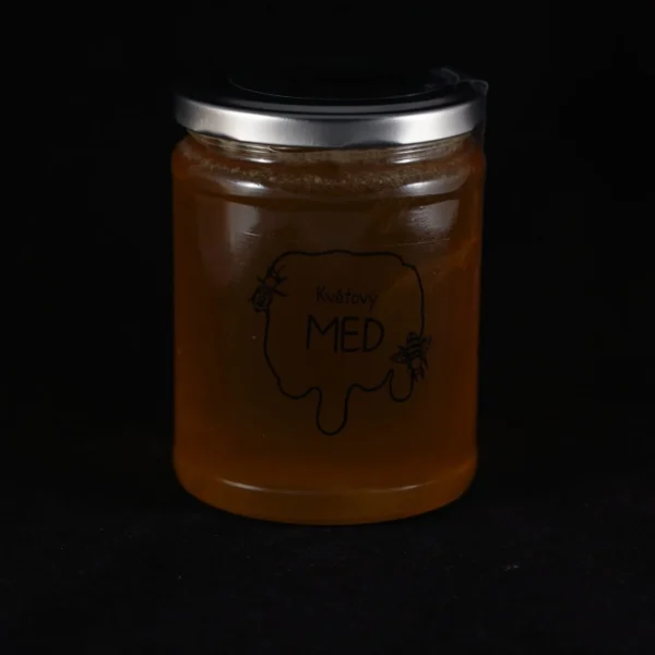 Tmavý medovicový lesní med Funny Včely 700 g